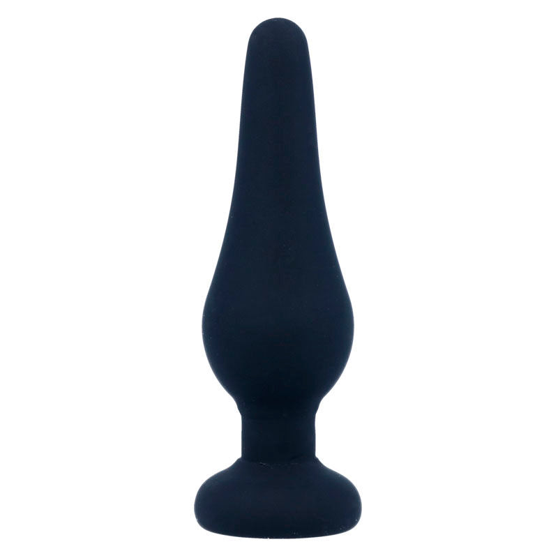 INTENSE - PLUG ANAL PIPO S SILICONE NOIR 9,8 CM - Sensualia