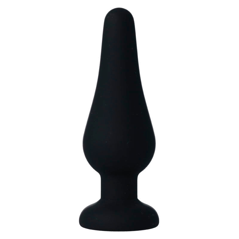 INTENSE - PLUG ANAL PIPO M SILICONE NOIR 11 CM - Sensualia