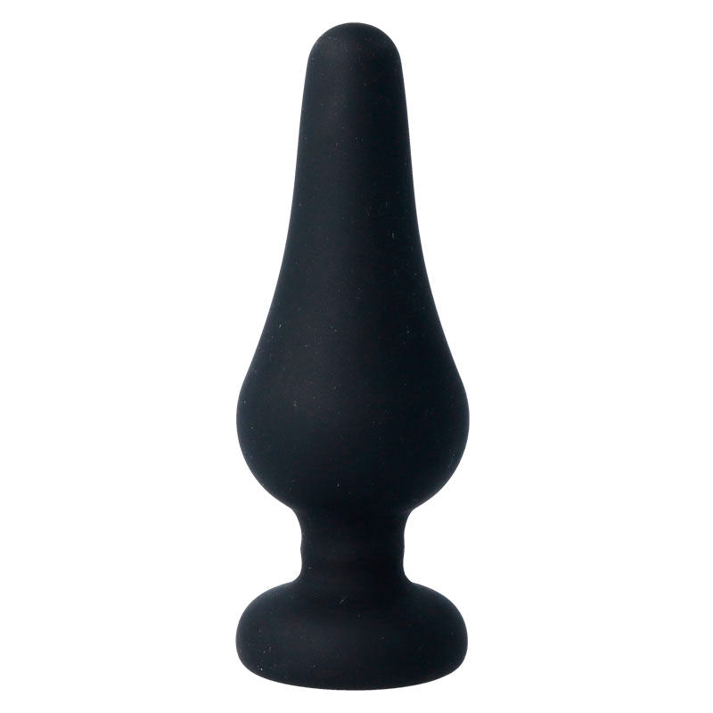 INTENSE - PLUG ANAL PIPO L SILICONE NOIR 13 CM - Sensualia