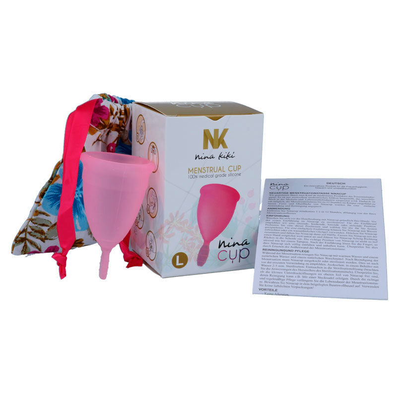 NINA KIKÍ - COUPE MENSTRUELLE ROSE - TAILLE L - Sensualia