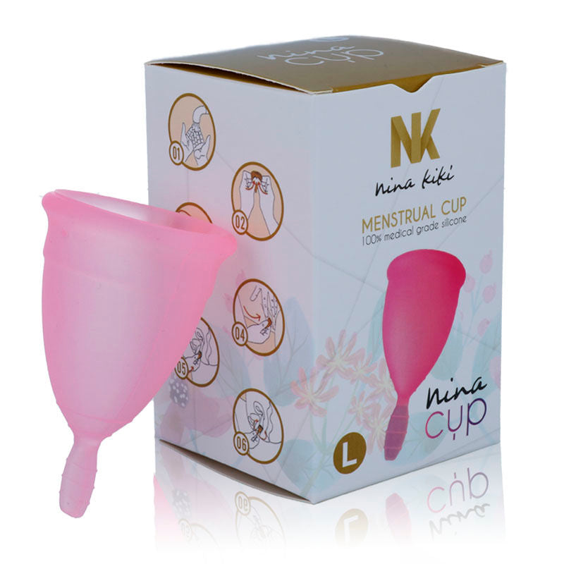 NINA KIKÍ - COUPE MENSTRUELLE ROSE - TAILLE L - Sensualia