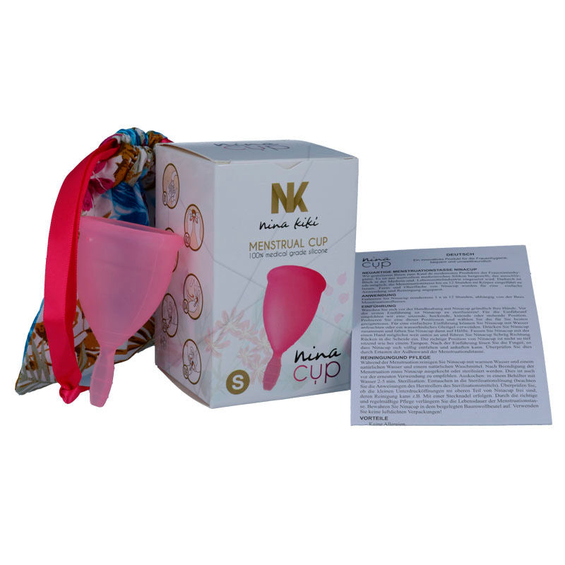 NINA KIKÍ - COUPE MENSTRUELLE ROSE - TAILLE S - Sensualia