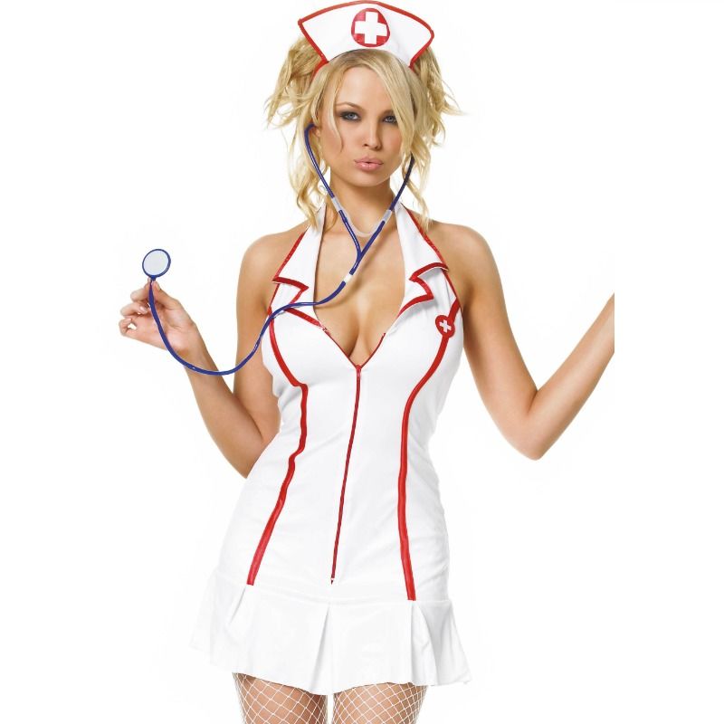 LEG AVENUE - COSTUMES - DISFRAZ JEFA ENFERMERIA 3 PIEZAS TALLA L/XL - Sensualia