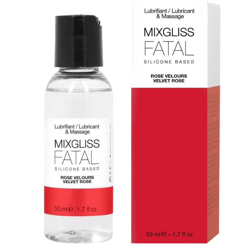 MIXGLISS - LUBRIFIANT SILICONE ROSES FATALE 50 ML - Sensualia