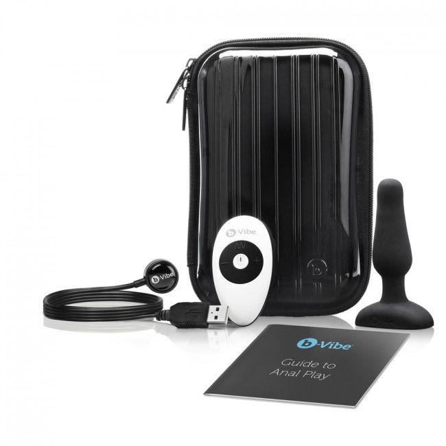 B-VIBE - NOVICE TÉLÉCOMMANDE PLUG ANAL NOIR - Sensualia