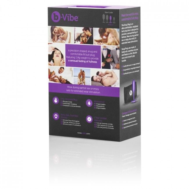 B-VIBE - PLUG ANAL SNUG 2 LILAS B-VIBE