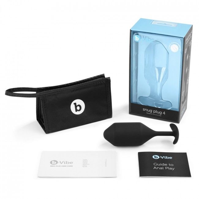 B-VIBE - SNUG PLUG ANAL 4 NOIR - Sensualia
