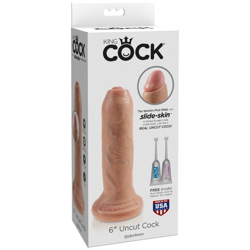 KING COCK - GODE RÉALISTE CHAIR NON COUPÉ 15 CM - Sensualia