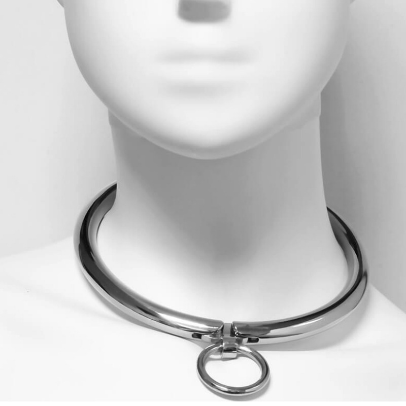 METAL HARD - COLLIER FERMETURE COMBINAISON 12 CM - Sensualia