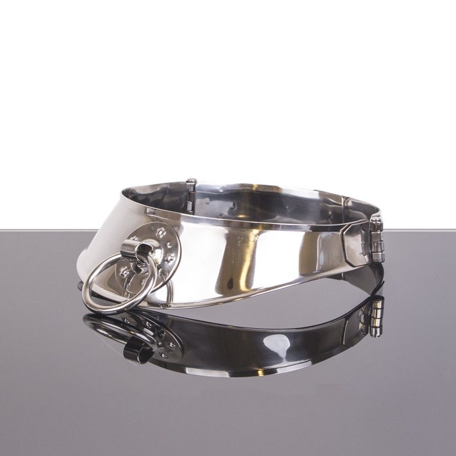 METAL HARD - COLLIER DE RETENUE EN AVEC ANNEAU - Sensualia