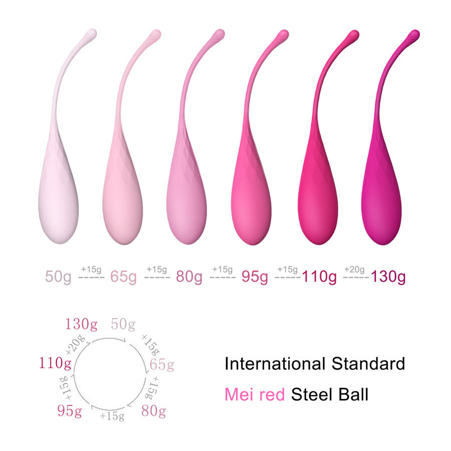 LESLIE - KEGEL FIT ENSEMBLE D'ENTRAÎNEMENT MUSCULAIRE PELVIEN 6 PCS - Sensualia
