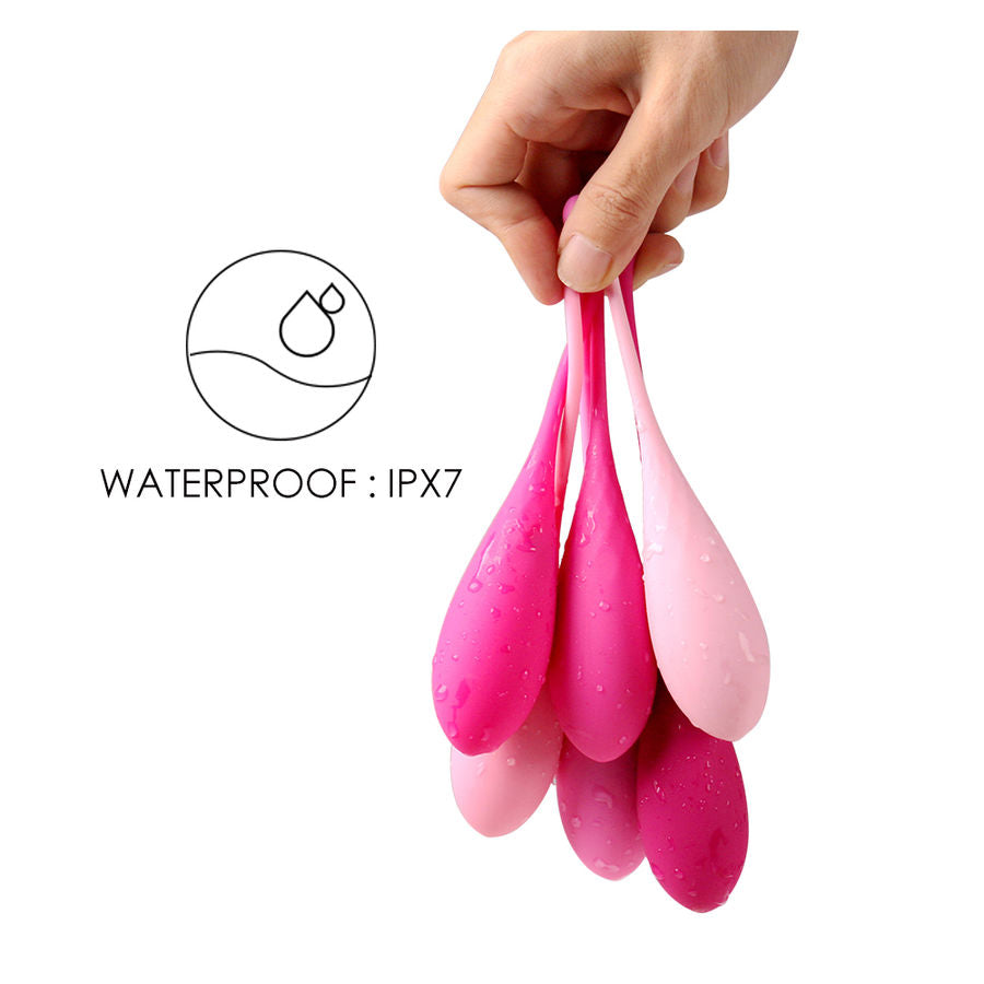 LESLIE - KEGEL FIT ENSEMBLE D'ENTRAÎNEMENT MUSCULAIRE PELVIEN 6 PCS - Sensualia