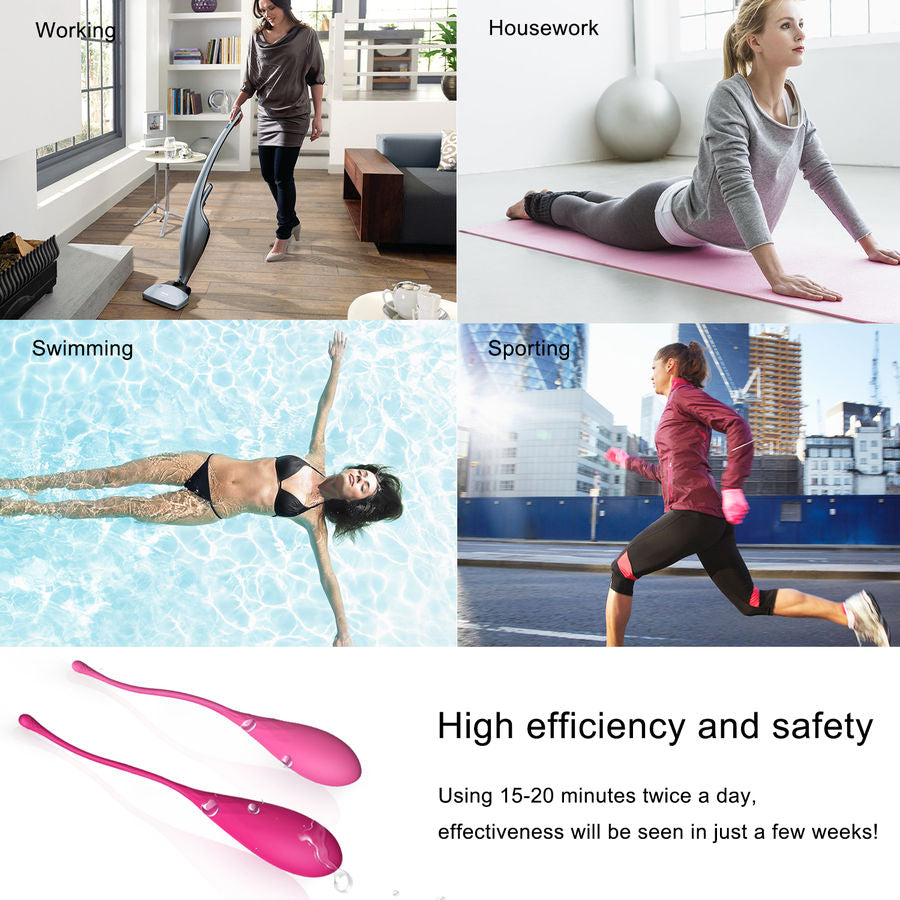 LESLIE - KEGEL FIT ENSEMBLE D'ENTRAÎNEMENT MUSCULAIRE PELVIEN 6 PCS - Sensualia