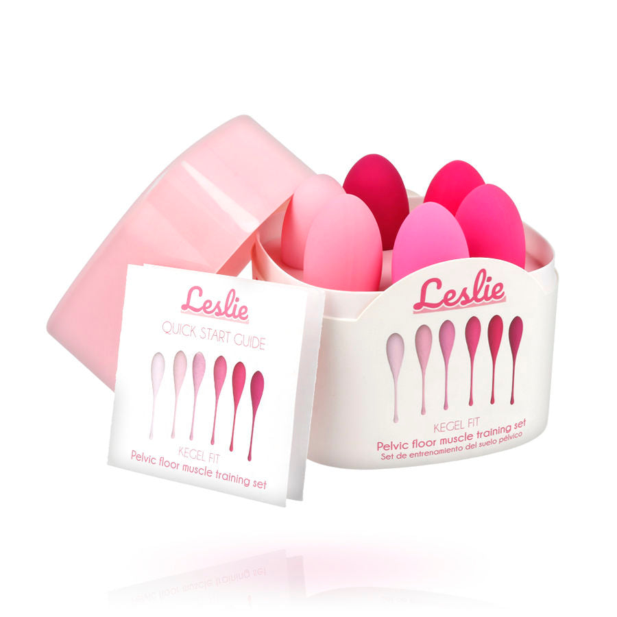 LESLIE - KEGEL FIT ENSEMBLE D'ENTRAÎNEMENT MUSCULAIRE PELVIEN 6 PCS - Sensualia