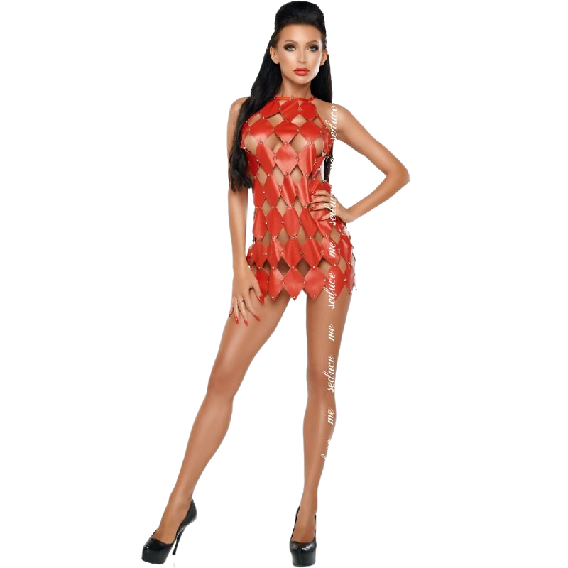 ME-SEDUCE - GWEN ROBE DOS NU ROUGE S/M - Sensualia