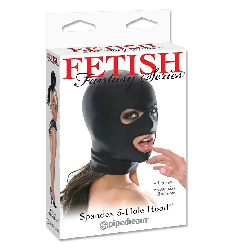 FETISH FANTASY SERIES - CAPUCHE 3 TROUS SPANDEX - Sensualia
