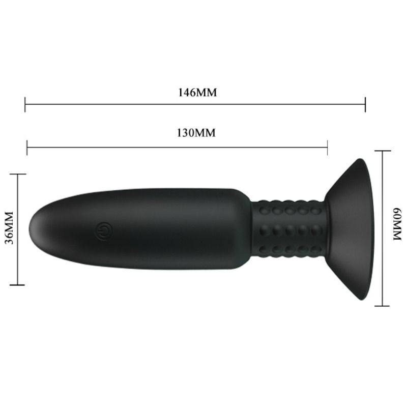 PRETTY LOVE - PLUG AVEC VIBRATION ET ROTATION PRETTY LOVE BOTTOM