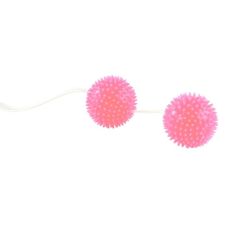 BAILE - BALLES TEXTURÉES ROSE PROFONDEMENT PLAISIR 3.6 CM - Sensualia