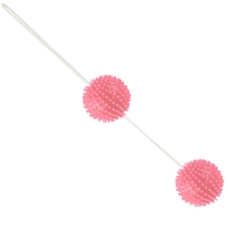 BAILE - BALLES TEXTURÉES ROSE PROFONDEMENT PLAISIR 3.6 CM - Sensualia