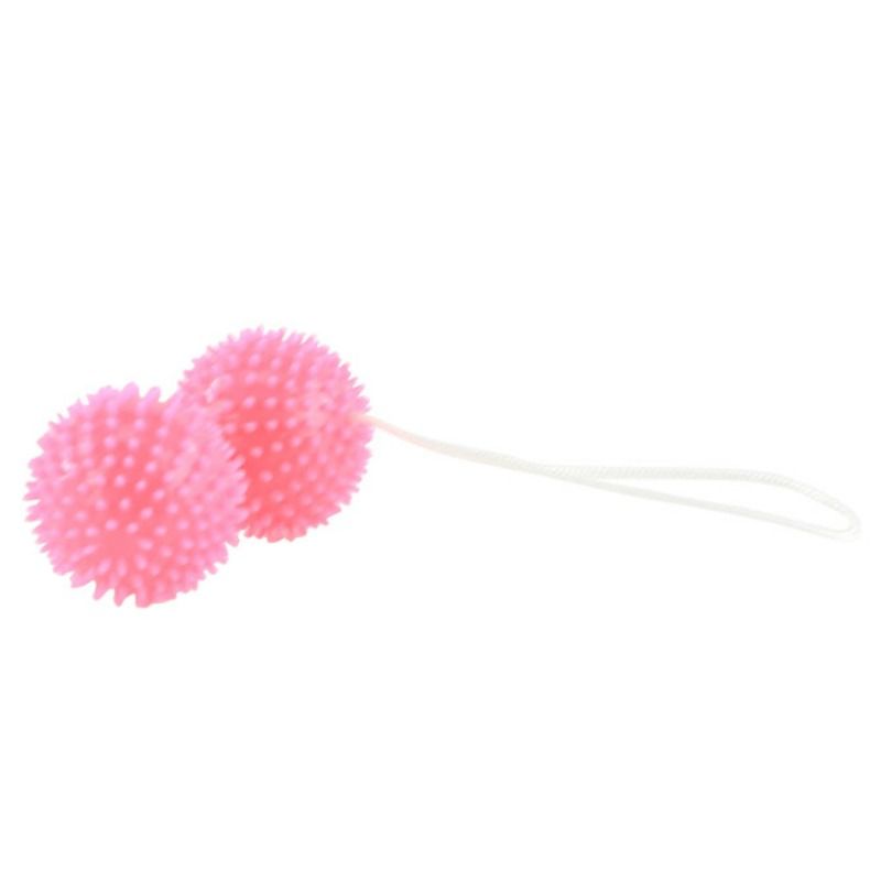 BAILE - BALLES TEXTURÉES ROSE PROFONDEMENT PLAISIR 3.6 CM - Sensualia