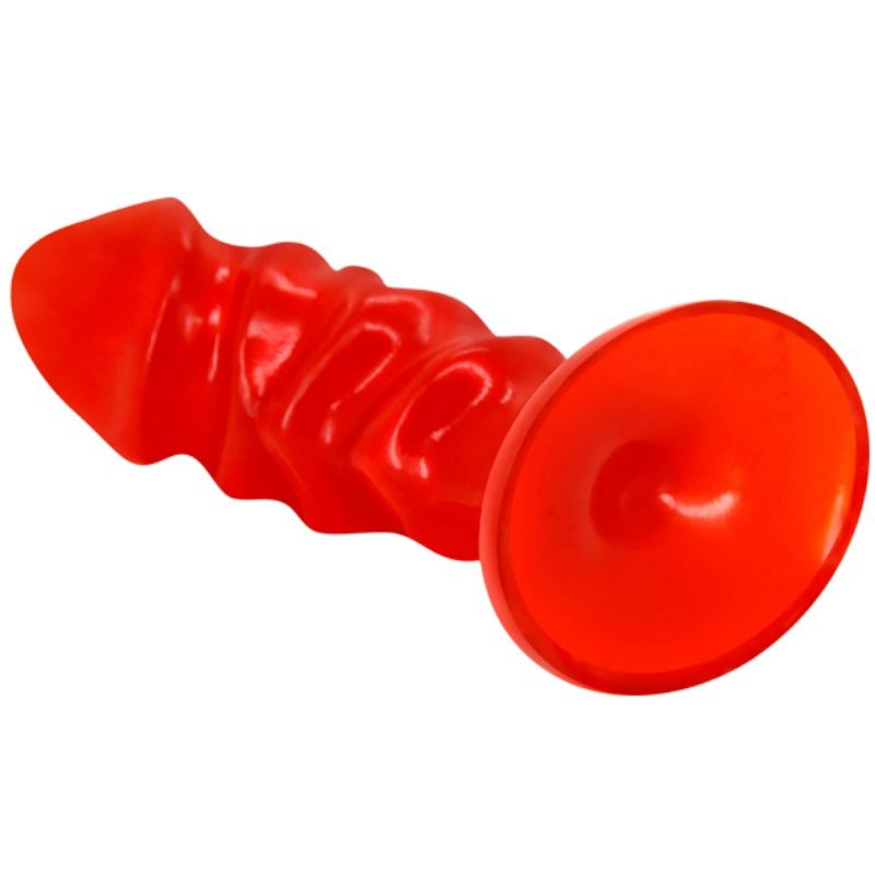 BAILE - PLUG ANAL UNISEXE AVEC VENTOUSE ROUGE - Sensualia