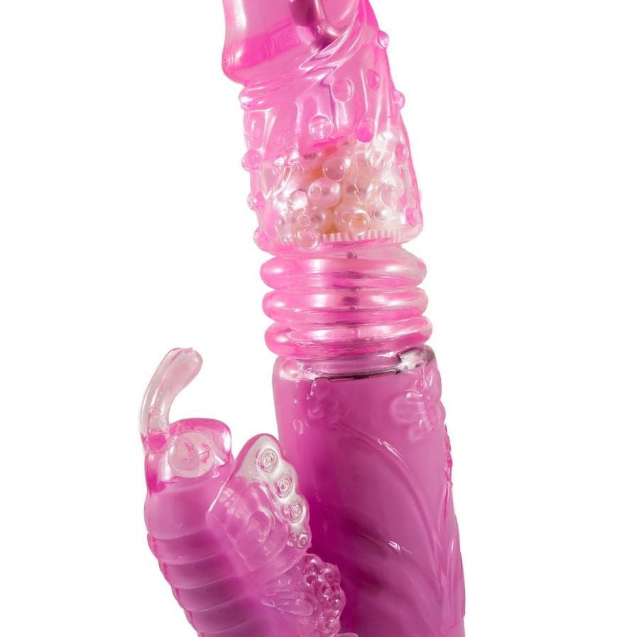 BAILE - PARTENAIRE DE VOYAGE ROTATEUR HAUT ET BAS LAPIN ROSE - Sensualia