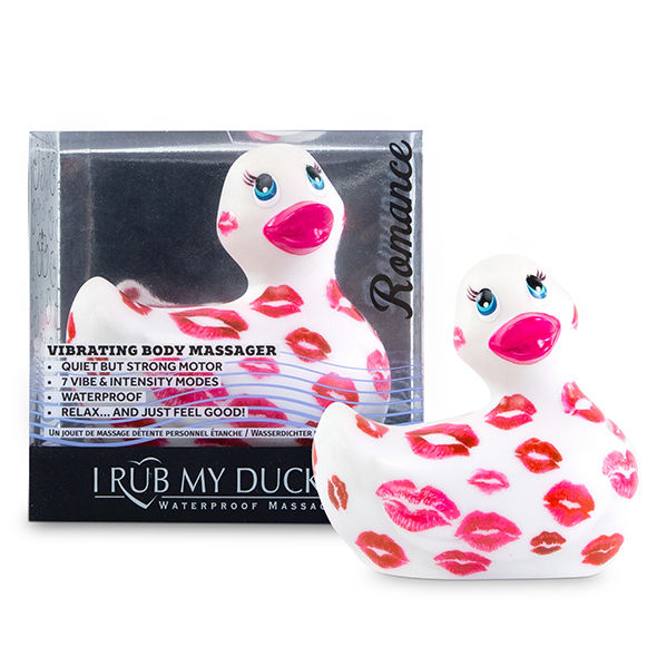 BIG TEASE TOYS - JE FRAPPE MON DUCKIE 2.0 | ROMANCE (BLANC ET ROSE) - Sensualia