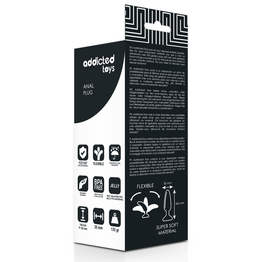 ADDICTED TOYS - PLUG ANAL 14 CM - Sensualia