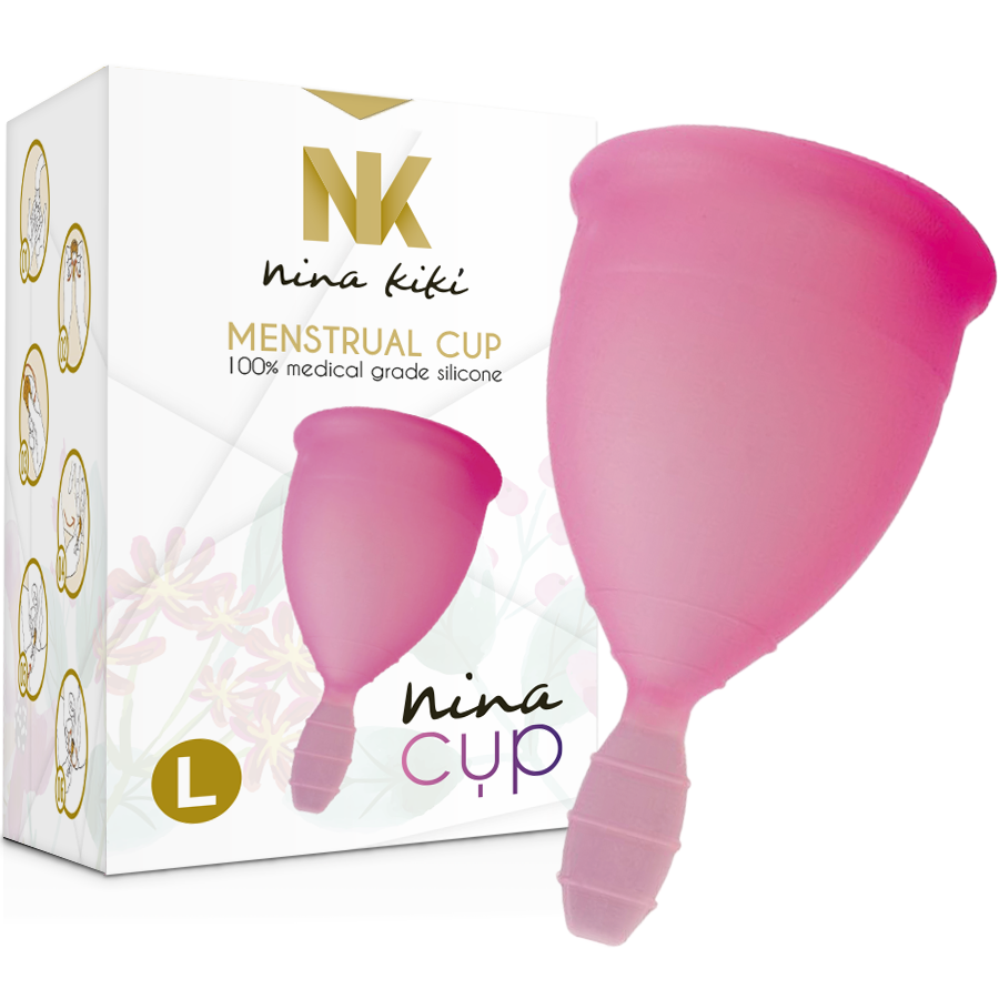 NINA KIKÍ - COUPE MENSTRUELLE ROSE - TAILLE L - Sensualia