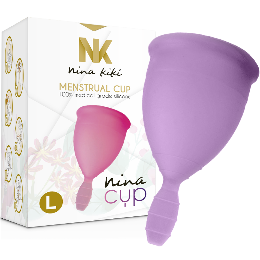 NINA KIKÍ - COUPE MENSTRUELLE VIOLET - TAILLE L - Sensualia