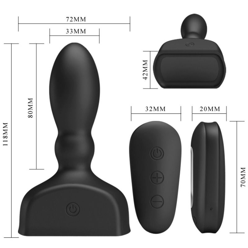PRETTY LOVE - MARRIEL VIBRATEUR PROSTATIQUE ET GONFLABLE - Sensualia