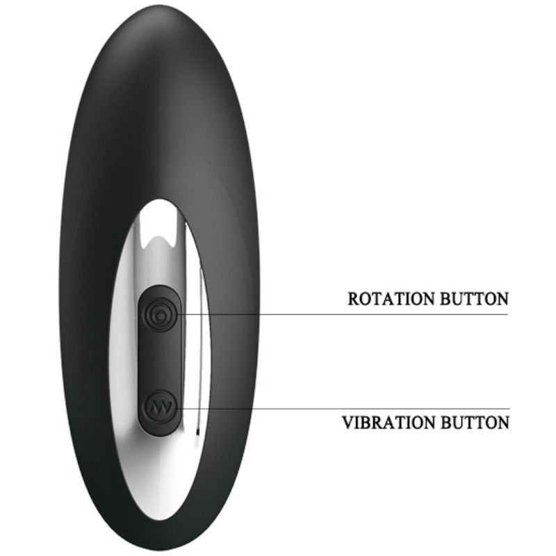 PRETTY LOVE - MERLIN FONCTION DE ROTATION ANAL ET DE VIBRATION NOIR - Sensualia
