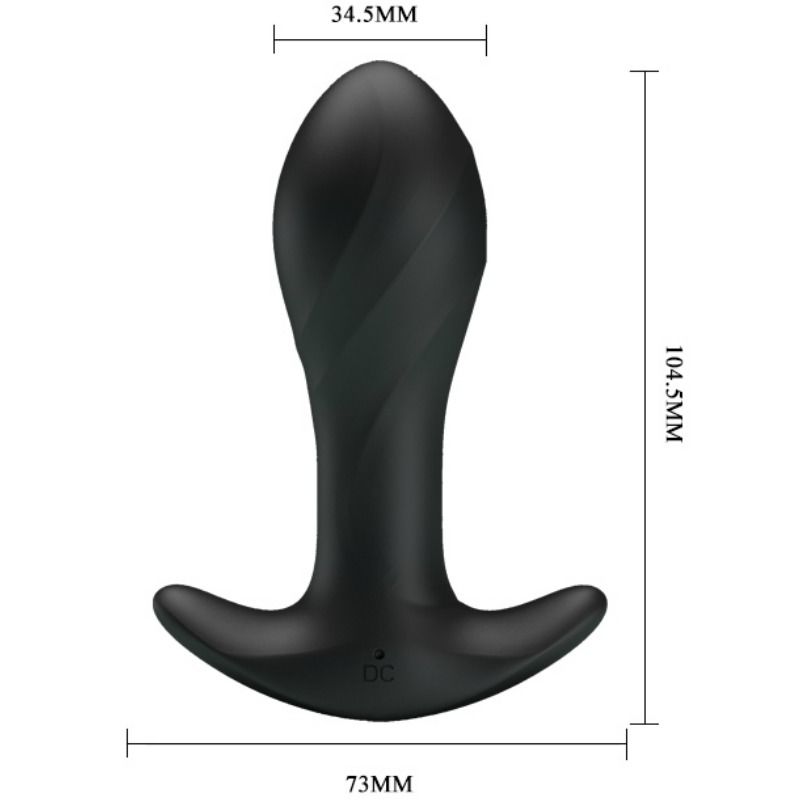 PRETTY LOVE - VIBRATEUR ANAL NOIR - Sensualia