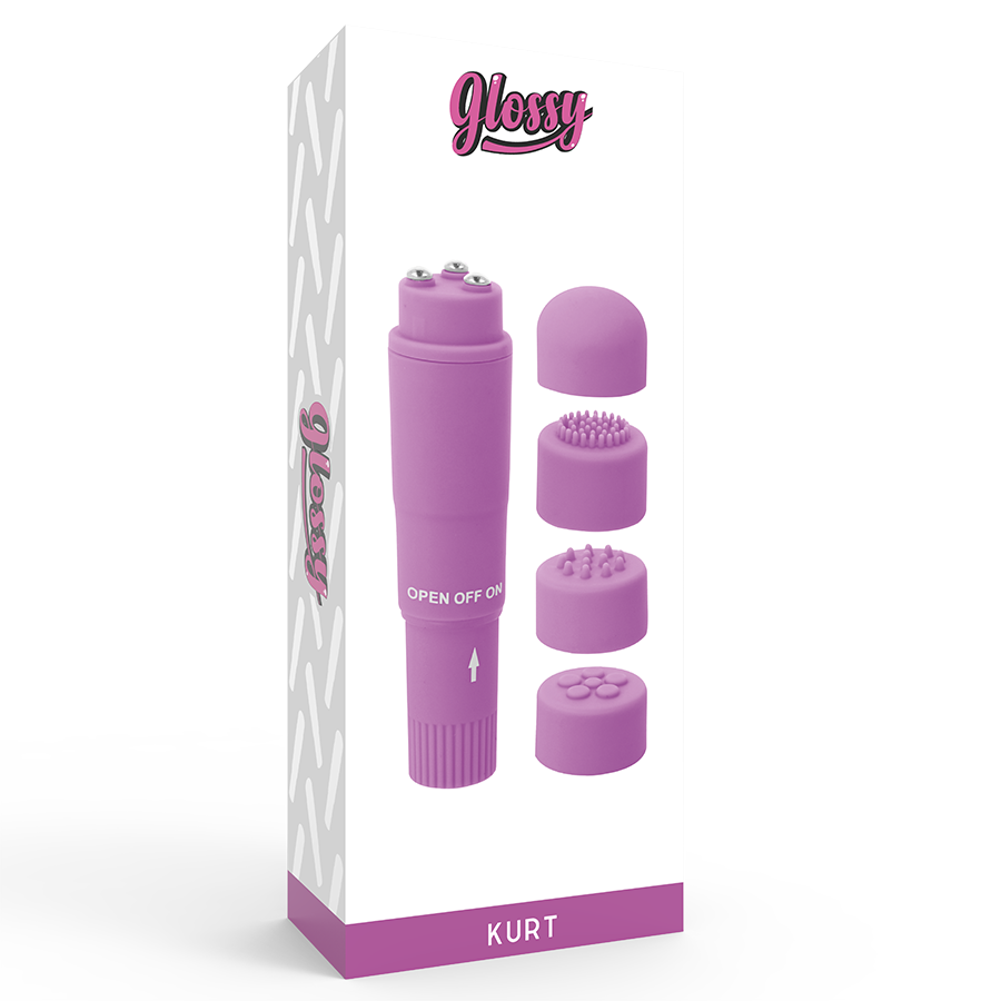 GLOSSY - MASSEUR DE POCHE KURT VIOLET - Sensualia