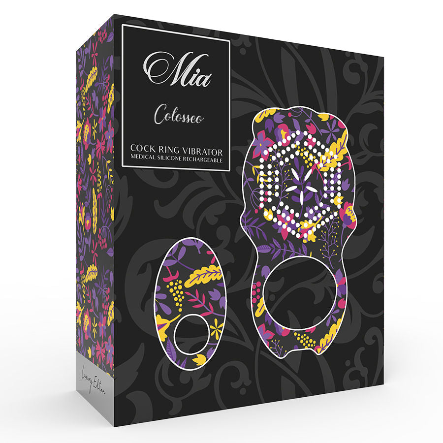 MIA - TELECOMMANDE COLOSSEO RING NOIR - Sensualia