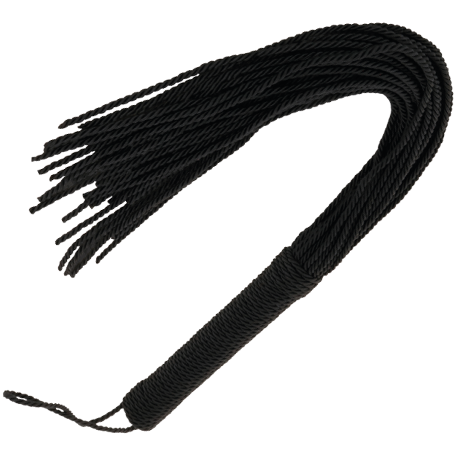 DARKNESS - FOUET DE BONDAGE NOIR 50CM - Sensualia