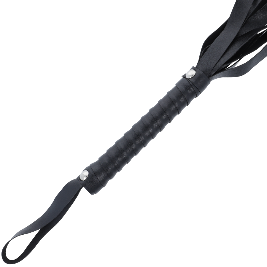 DARKNESS - FOUET DE BONDAGE NOIR 51 CM - Sensualia