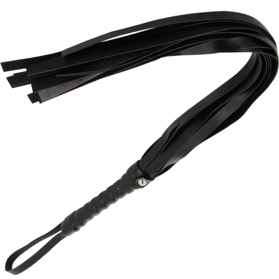 DARKNESS - FOUET DE BONDAGE NOIR 45 CM DARKNESS SENSATIONS