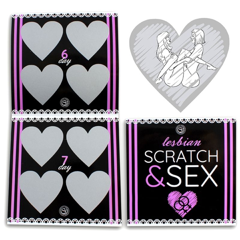 SECRETPLAY - JEU DE SCRATCH ET DE SEXE POUR COUPLES POSITIONS LESBIENNES (ES/EN/FR/PT/DE) - Sensualia