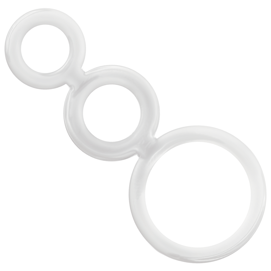 ADDICTED TOYS - ENSEMBLE DANNEAU POUR PÉNIS TRANSPARENT - Sensualia