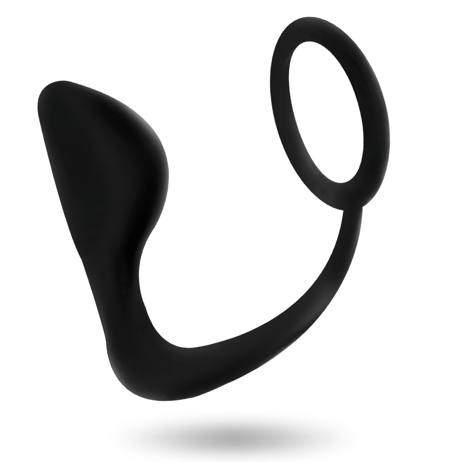 ADDICTED TOYS - PLUG ANAL AVEC ANNEAU PÉNIS NOIR - Sensualia