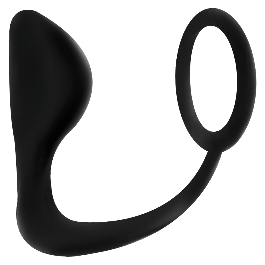 ADDICTED TOYS - PLUG ANAL AVEC ANNEAU PÉNIS NOIR - Sensualia