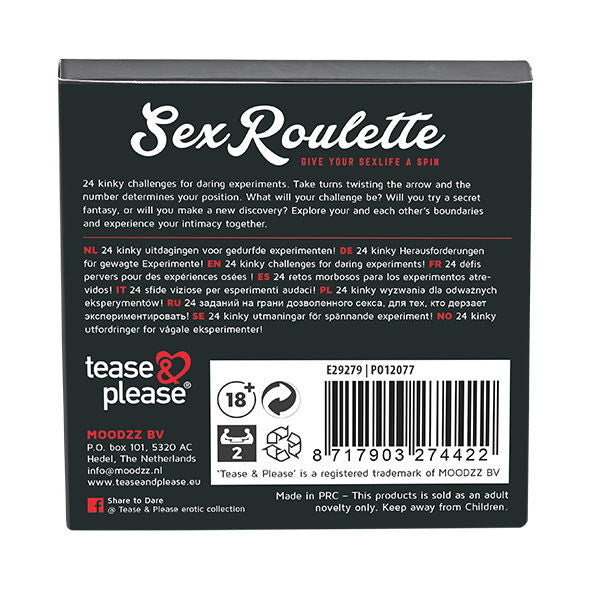 TEASE & PLEASE - SEX ROULETTE KINKY - Sensualia