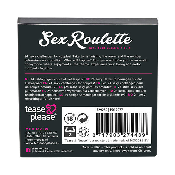 TEASE & PLEASE - SEX ROULETTE AMOUR ET MARIAGE - Sensualia