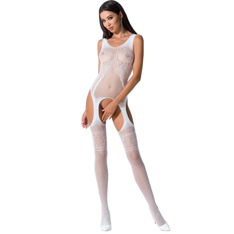 PASSION - WOMAN BS061 BODYSTOCKING ROJO TALLA UNICA - Sensualia