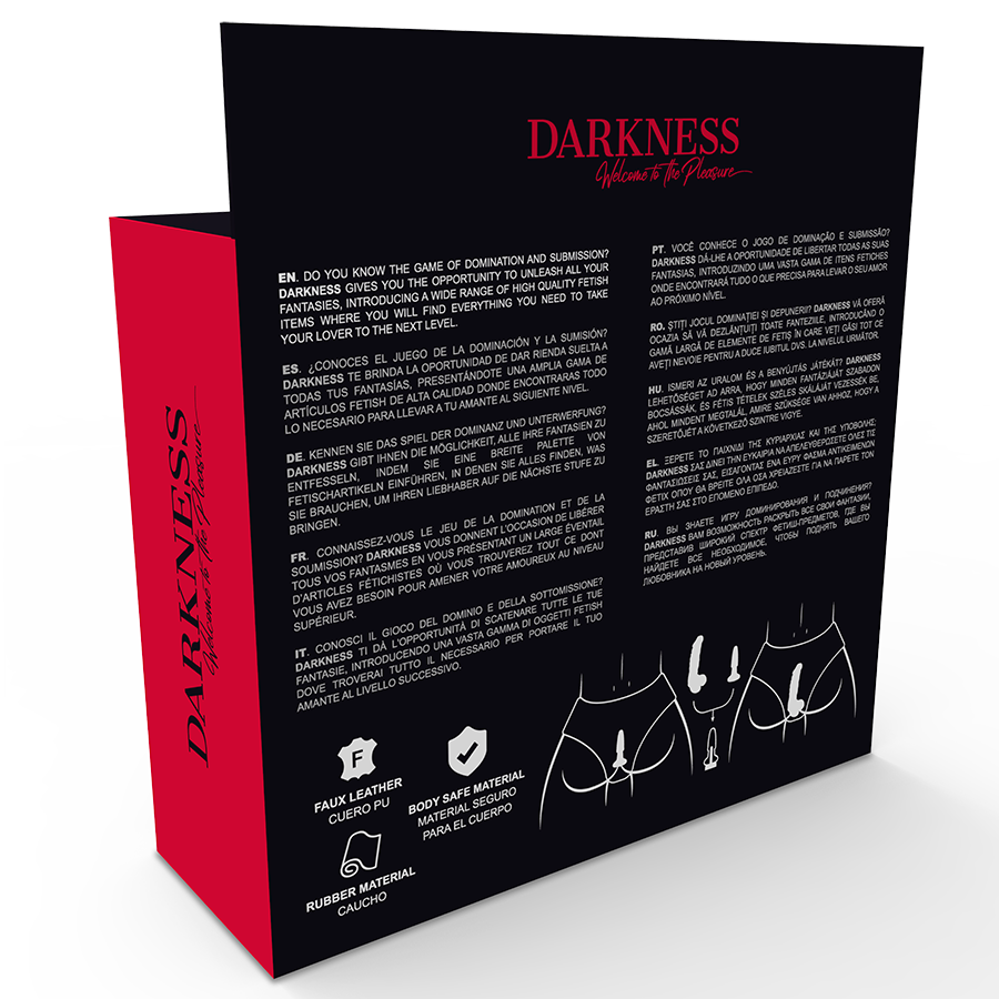 DARKNESS - CULOTTE AVEC PLUG ET GODE INTERCHANGEABLE - Sensualia