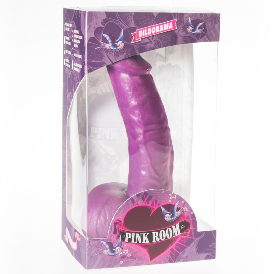 PINK ROOM - GODE RÉALISTE CONNOR VIOLET 16 CM - Sensualia