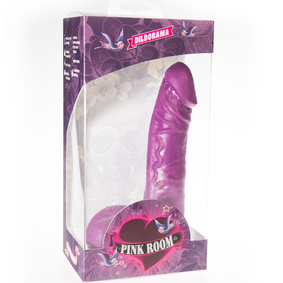 PINK ROOM - EBAN GODE RÉALISTE VIOLET 19 CM - Sensualia