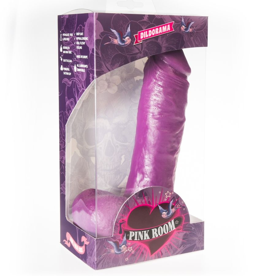 PINK ROOM - ANTON GODE RÉALISTE VIOLET 21,5 CM - Sensualia