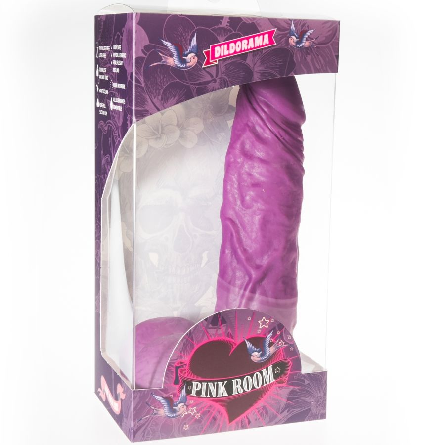 PINK ROOM - CHEMS GODE RÉALISTE VIOLET 20 CM - Sensualia